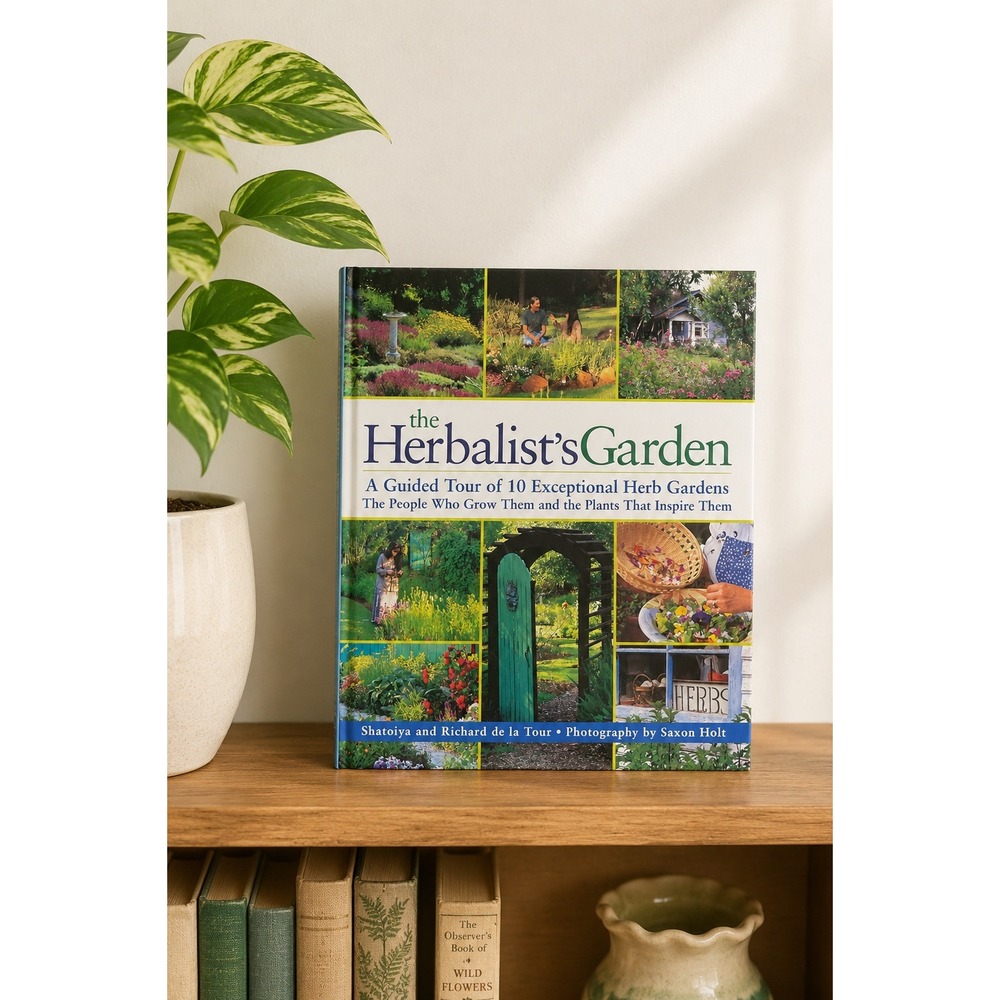 The Herbalists Garden Herb Gardening Book Hardcover Cottagecore Botanical Forage